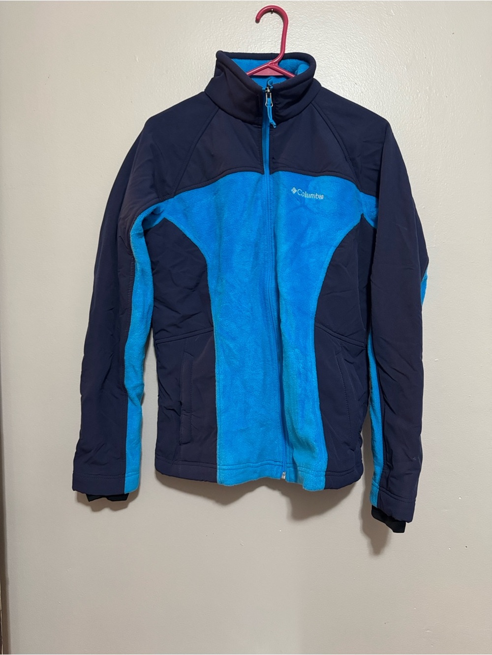 Columbia women’s blue Two-Tone Fleece Jacket